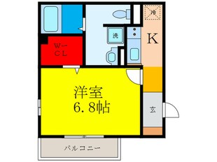 KsコートⅡの物件間取画像